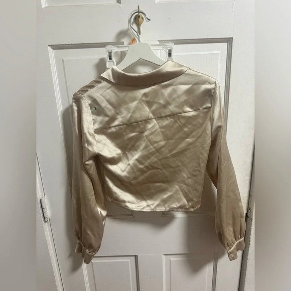 NWOT RO&DE gathered blouse Size S - Picture 3 of 3